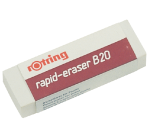 Gummiradierer rOtring Rapid B20 65x23x10mm weiß