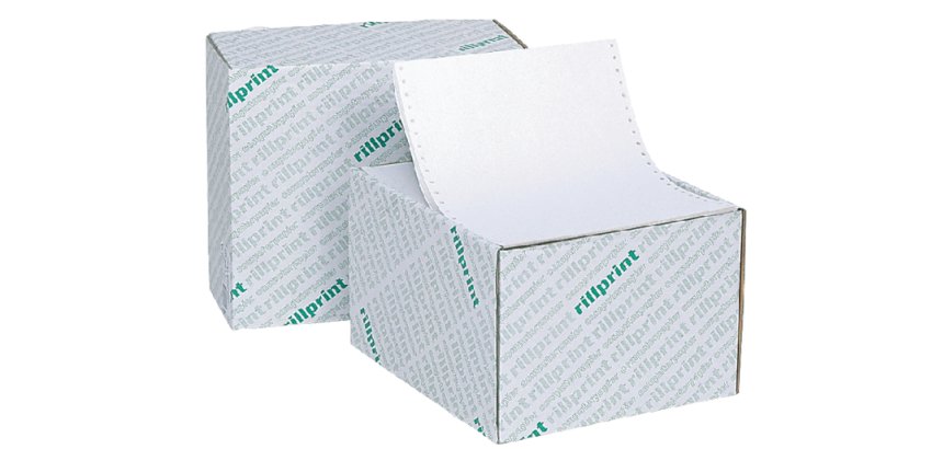 240mmx12” single LP listing paper double 60/57g 1000 sheets