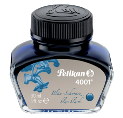 Vulpeninkt Pelikan 4001 30ml blauw/zwart