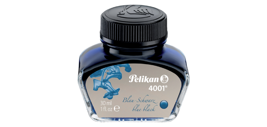 Encre pour stylo plume Pelikan 4001 30ml bleu/noir