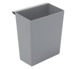 Inzetbak voor vierkante tapse papierbak grijs