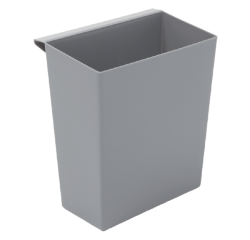 Bac pour corbeille carrée et conique gris