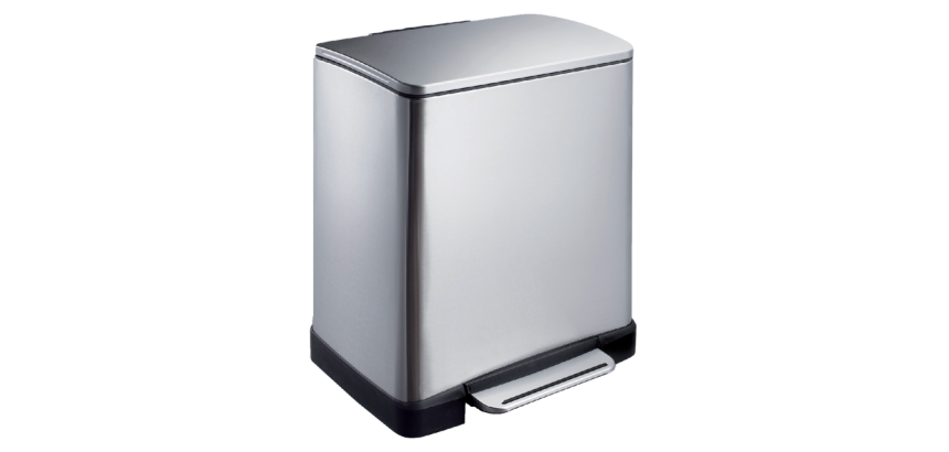 EKO E-Cube 20 Liter Stainless Steel Pedal Bin