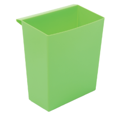 Bac pour corbeille carrée et conique vert