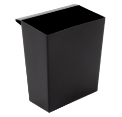 Inzetbak voor vierkante tapse papierbak zwart