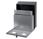 Cendrier mural acier inoxydable