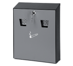 Cendrier mural noir/gris