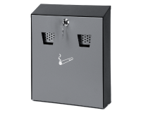 Cendrier mural noir/gris