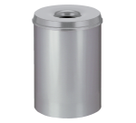 Fire-resistant waste paper basket Vepa Bins 30L 33.5cm grey