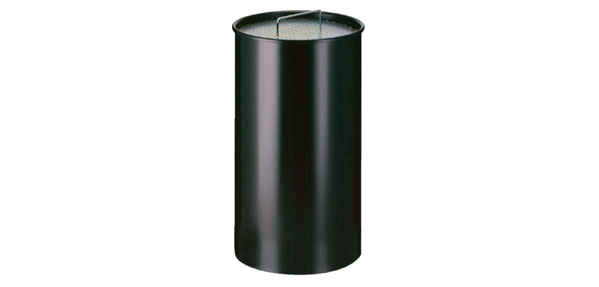 Black 50-liter sand ashtray