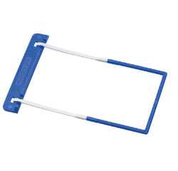 Mécanisme de reliure Djois Snapclip bleu