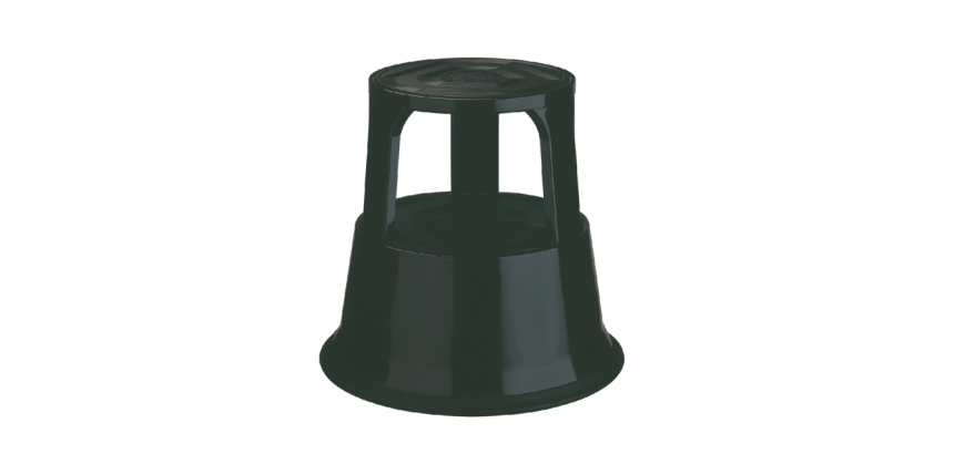 Desq Hocker 42cm Metall Schwarz