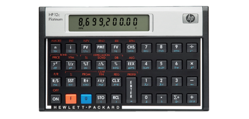 Calculatrice HP 12C Platinum