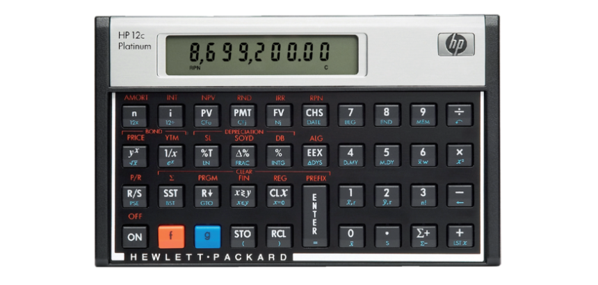 HP 12C Platinum Calculator
