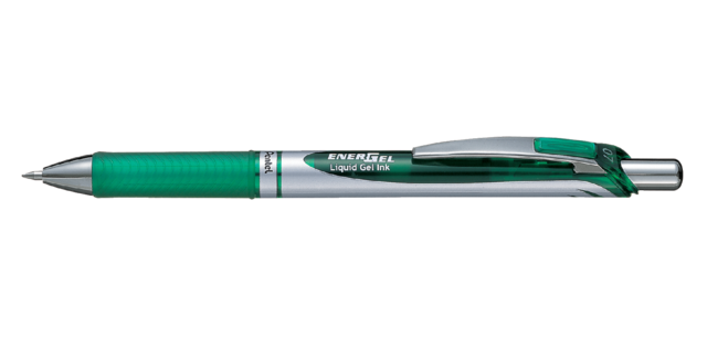 Roller gel Pentel BL77 EnerGel Medium vert