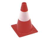 30cm red-white safety cone