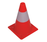 30cm red-white safety cone