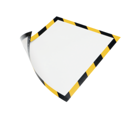 Duraframe Durable 4945130 security A4 magnétique jaune/noir 5 pièces