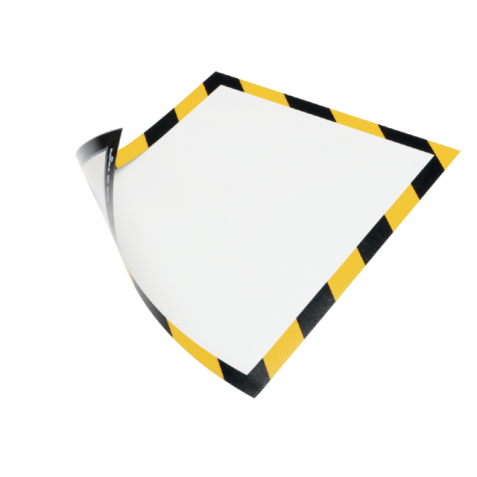 Duraframe Durable 4945130 security A4 magnétique jaune/noir 5 pièces