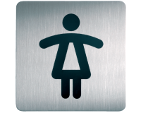 Pictogramme Durable 4956 Toilettes femmes carré 150mm