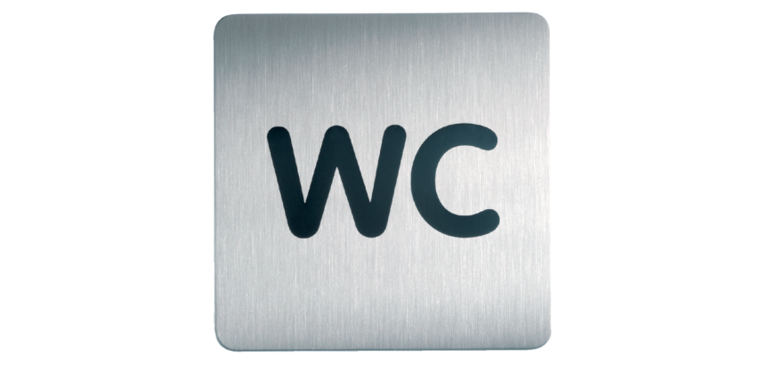 Pictogramme Durable 4957 WC carré 150mm