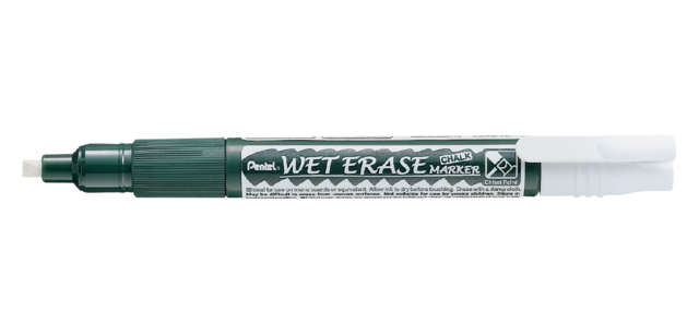 Marqueur Craie Pentel SMW26 1,5-4mm blanc