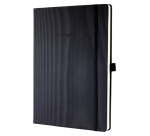 Carnet de notes Sigel Conceptum Purer A4+ ligné noir