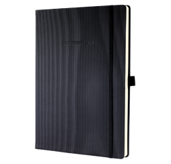 Notitieboek Sigel Conceptum Pure A4+ lijn zwart