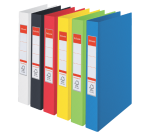 Classeur Esselte A4 23 anneaux méc-O 25mm PP vert