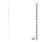Kangaro dividers 23 perf PK412JM 12 tabs months cardboard
