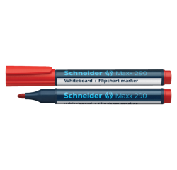 Marqueur tableau blanc Schneider Maxx 290 ogive 2-3mm rouge