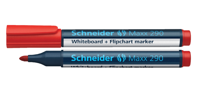 Marqueur tableau blanc Schneider Maxx 290 ogive 2-3mm rouge