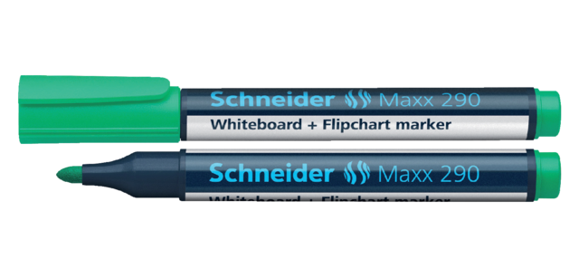 Whiteboardmarker Schneider Maxx 290 rond 2-3mm groen