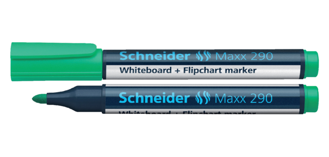Whiteboardmarker Schneider Maxx 290 rond 2-3mm groen
