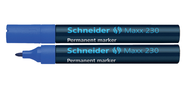 Schneider Maxx 230 Marker Keilspitze 1-3mm blau