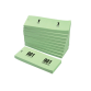 Bloc numéros de 1 à 1000 42x105mm vert 10 pièces