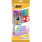 Balpen Bic Cristal Fun large assorti blister à 6+2 gratis