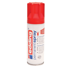 Spray peinture edding 5200 permanent rouge trafic mat