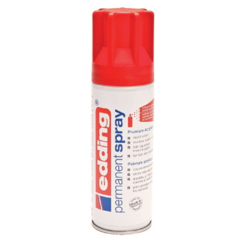 Spray peinture Permanent edding 5200 Rouge Trafic Mat