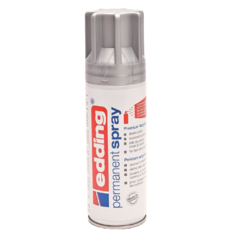 Spray peinture Permanent edding 5200 Argent Précieux Mat