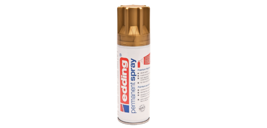 edding 5200 permanent spray paint precious matte gold