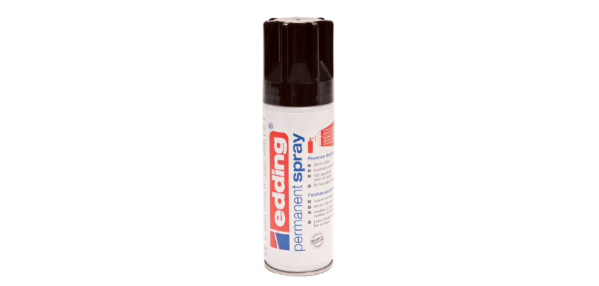 edding 5200 permanent spray paint deep glossy black