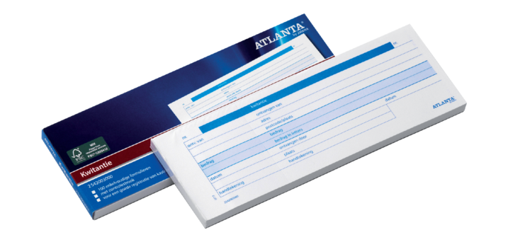 Quittungsheft Djois Atlanta 74x210mm 100 Blätter