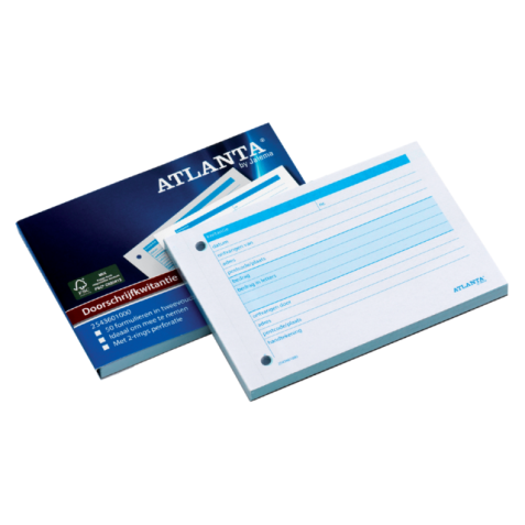 Carnet de quittances Djois Atlanta A6 50x2 feuilles