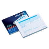 Carnet de reçus Djois Atlanta A6 50x2 feuilles carbone