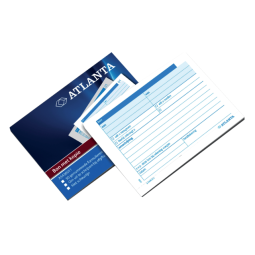 Carnet de reçus Atlanta A6 50x2 feuilles papier autocopiant