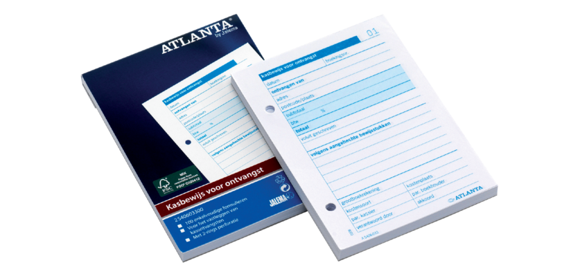 Kassenblock Djois Atlanta Quittungen A6 100 Blatt