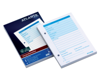 Gespreksnotitieblok Djois Atlanta A6 100 vel wit