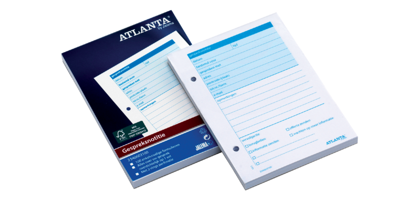 Djois Atlanta Message Pad A6 100 sheets white