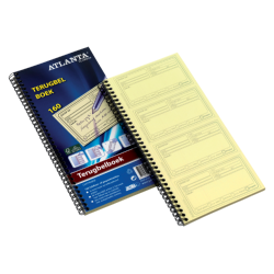 Terugbelboek Djois Atlanta recycled papier 74x128mm 160 notities 40vel